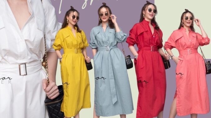 Code : 20222.8 เดรสเชิ้ตคอจีน เดรสสีแดง เดรสทรงเบสิค งานป้าย Mirrorsister Code : 20222.8 เดรสเชิ้ตคอจีน เดรสสีแดง เดรสทรงเบสิค งานป้าย Mirrorsister