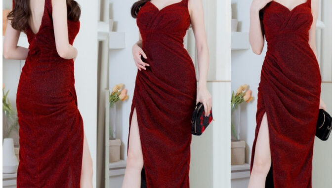 Dress ชุดราตรี เพื่อนเจ้าสาว ออกงาน หรูหรา #CT1352 (รุ่นหัวใจ) Dress ชุดราตรี เพื่อนเจ้าสาว ออกงาน หรูหรา #CT1352 (รุ่นหัวใจ)