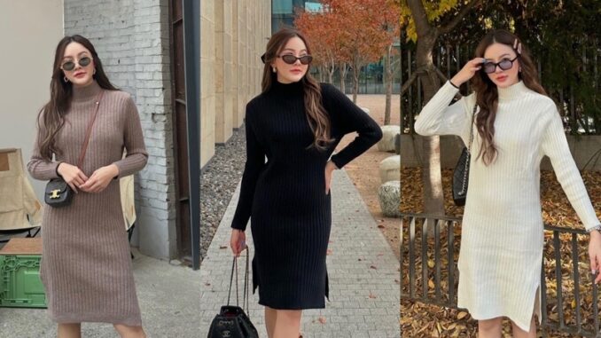 MALIMAYS - Gory knit dress เดรสไหมพรมคอเต่า MALIMAYS - Gory knit dress เดรสไหมพรมคอเต่า
