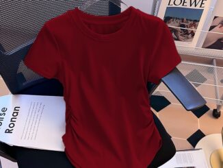 พร้อมส่ง ใหม่ เสื้อยืดลําลอง ผ้าฝ้าย แขนสั้น คอกลม สไตล์เกาหลี สําหรับสตรี