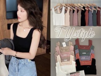 เสื้อกล้ามไหมพรม ครอป/ตัวยาว ผ้านิ่มมาก งานป้าย พร้อมส่ง